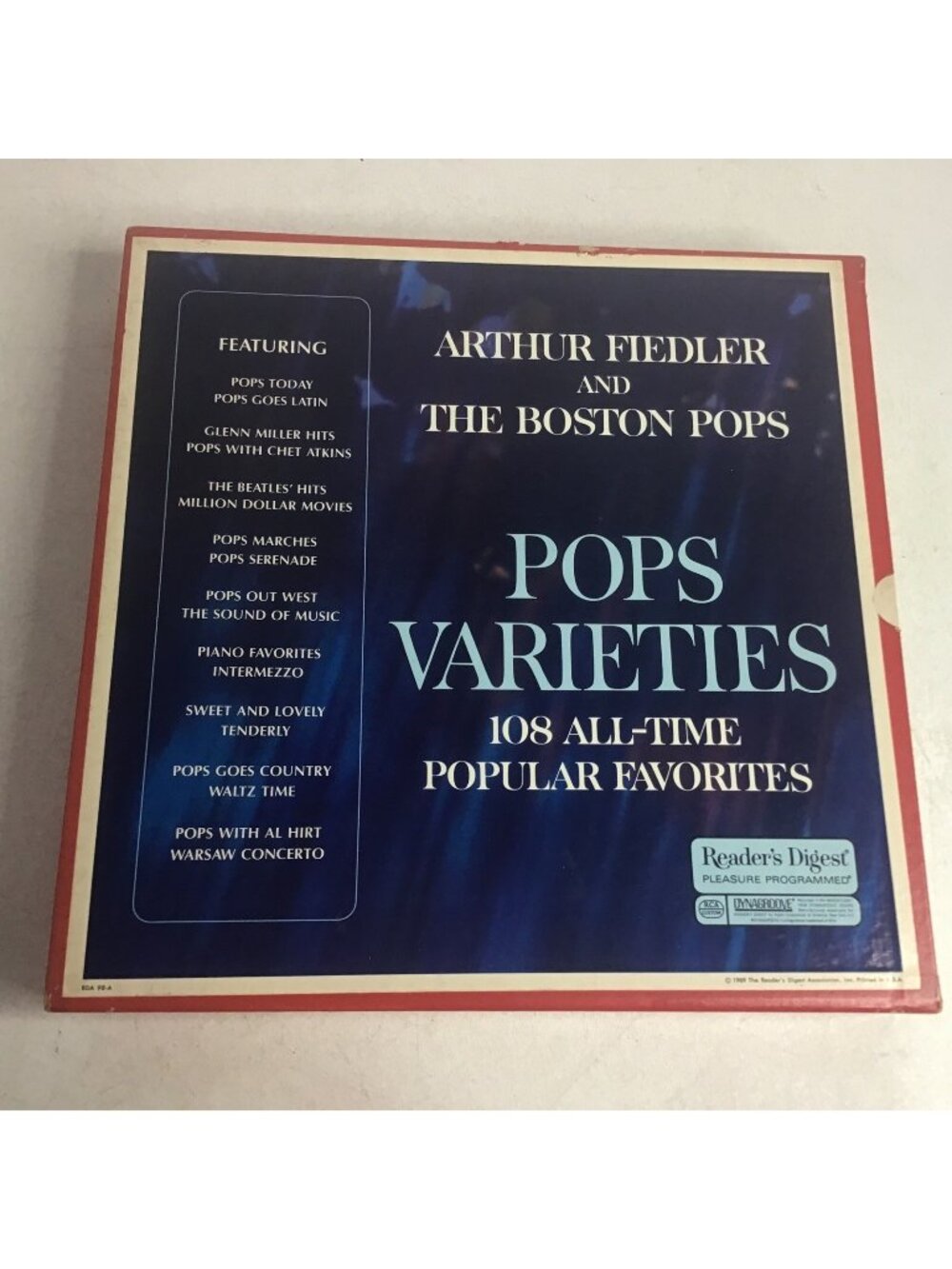 Pops Varieties 108 All Time Favorites Box Set Vinyl Records COMPLETE